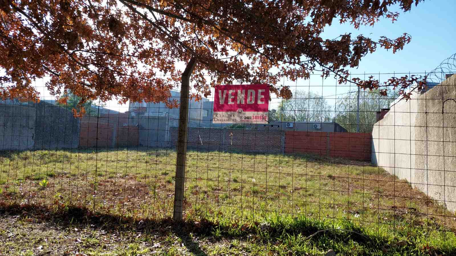 Se vende terreno libre