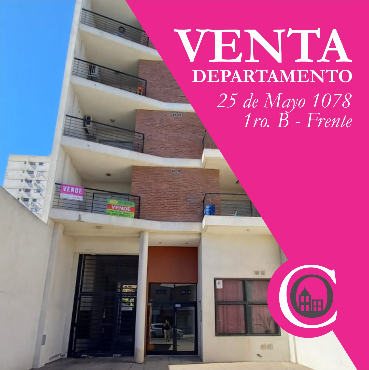 Inmejorable zona para vivir, VENTA DE DEPARTAMENTO CENTRO ZONA RESIDENCIAL.